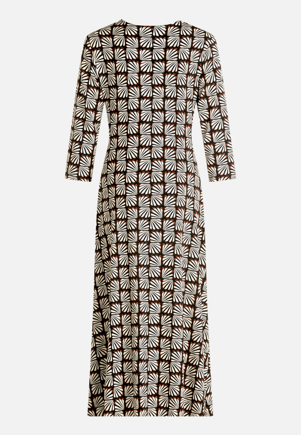 Midikleid mit Raffung / Rückseite