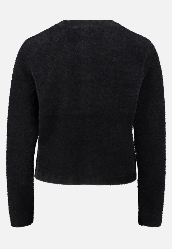 Strick-Cardigan mit aufgesetzten Taschen / Rückseite