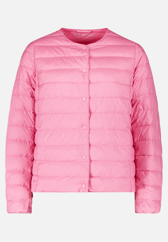 Daunen-Steppjacke mit Rundhalsausschnitt / Vorderseite