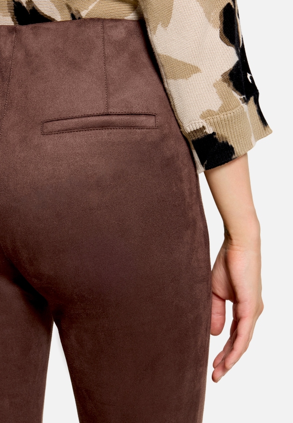 Kunstlederhose  aus Velour Style Selina Fashion  / Detailbild