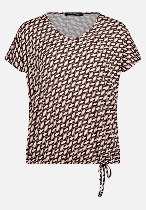 Print-T-Shirt mit Tunnelzug  / Vorderseite