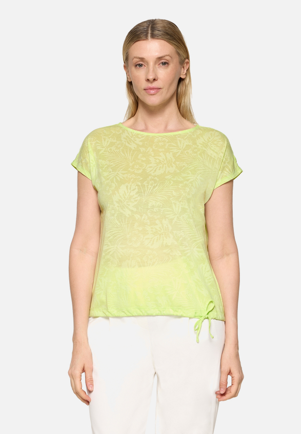 Casual-Shirt mit Tunnelzug / Modellfoto Vorderseite