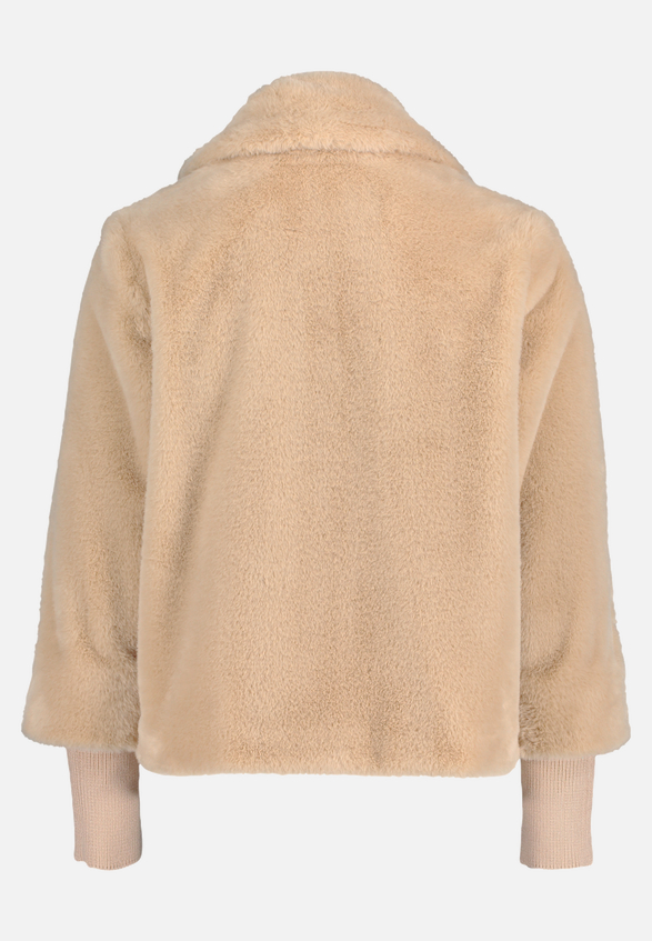 Outdoorjacke mit Plüsch / Rückseite