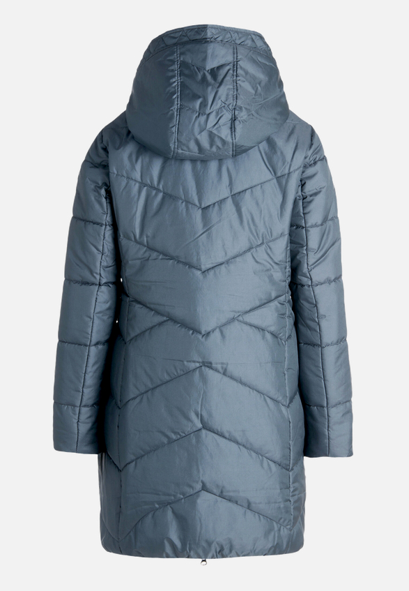 Outdoorjacke mit abnehmbarer Kapuze / Rückseite