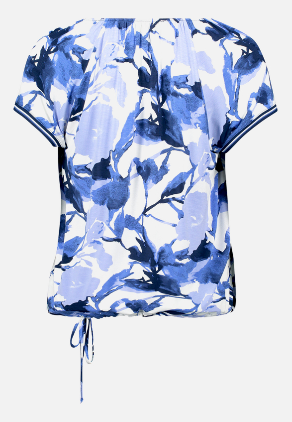 Printshirt mit Raffung / Rückseite