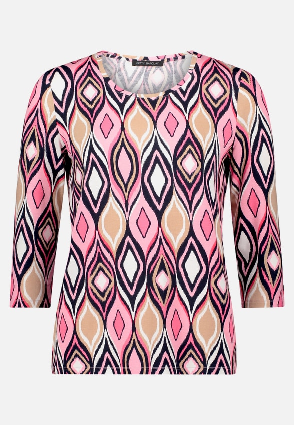 Basic Shirt mit Print / Vorderseite