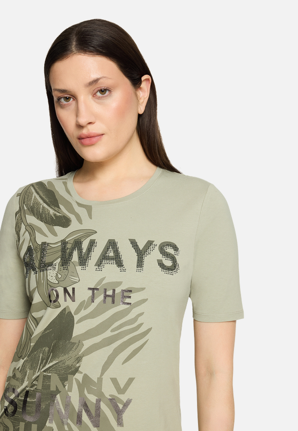 Basic Shirt mit Aufdruck / Detailbild