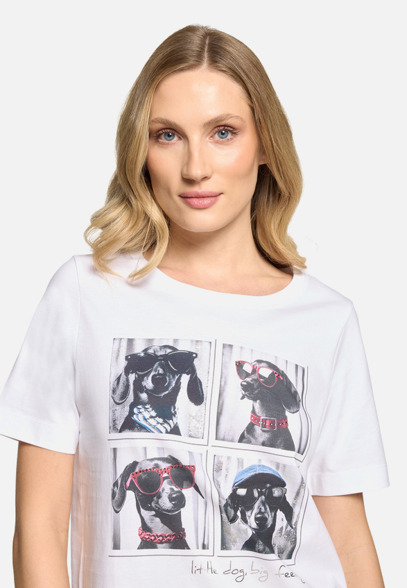 Basic Shirt mit Aufdruck / Detailbild