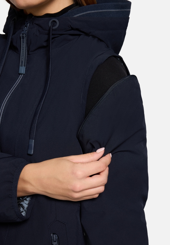 Wendejacke mit Kapuze / Detailbild