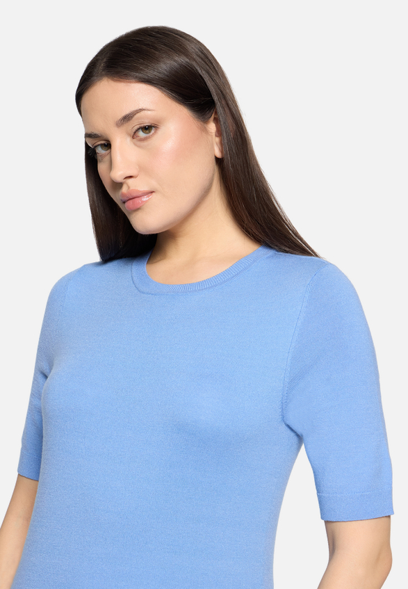 Basic-Pullover kurzarm / Detailbild
