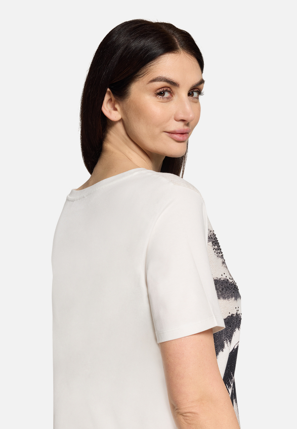 Basic Shirt mit Aufdruck / Detailbild