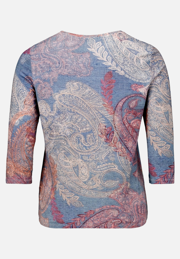 Shirt mit Paisley-Muster / Rückseite