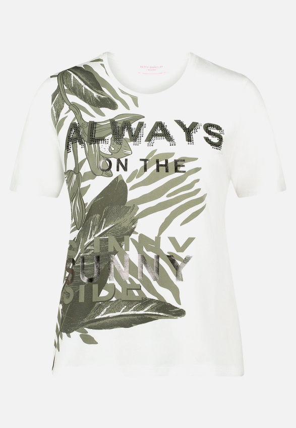 Basic Shirt mit Aufdruck / Vorderseite