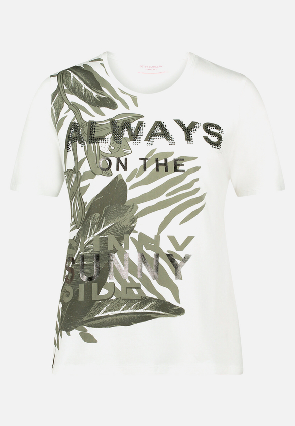 Basic Shirt mit Aufdruck / Vorderseite