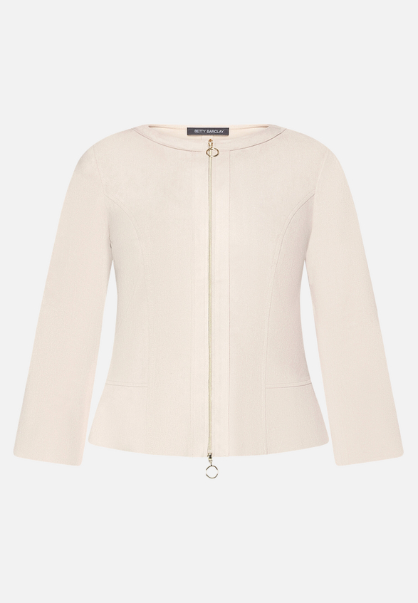 Blazer-Jacke mit Reißverschluss / Vorderseite