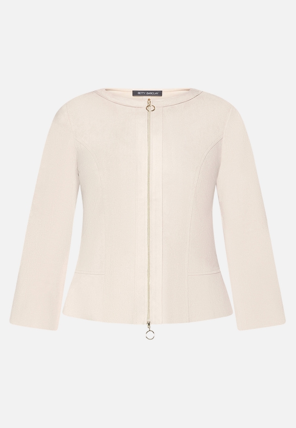 Blazer-Jacke mit Reißverschluss / Vorderseite