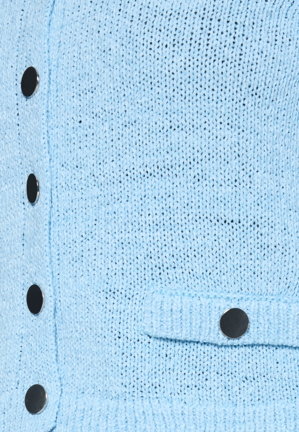 Strick-Cardigan mit aufgesetzten Taschen / Detailbild