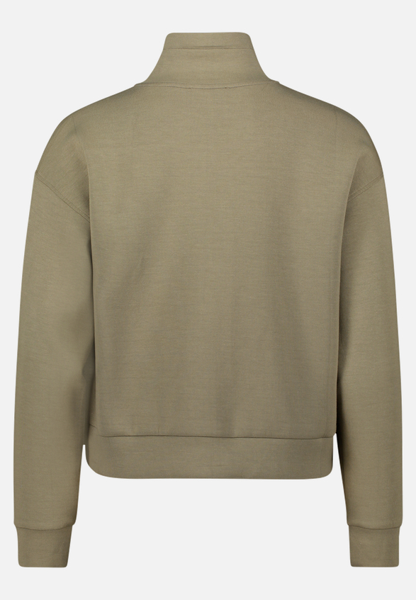 Shirtjacke mit Rippenstruktur / Rückseite
