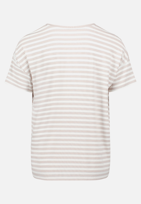 Casual-Shirt mit Ringel / Rückseite