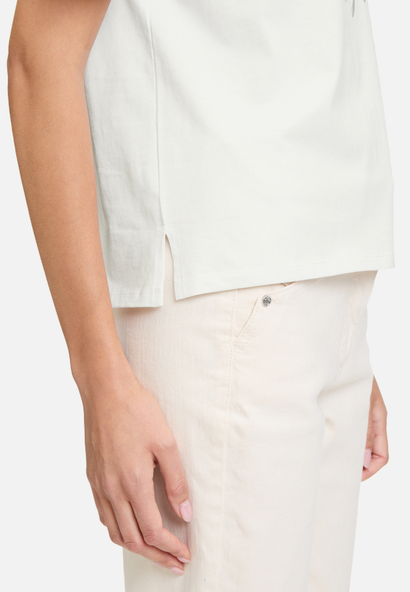 Basic Shirt mit Aufdruck / Detailbild