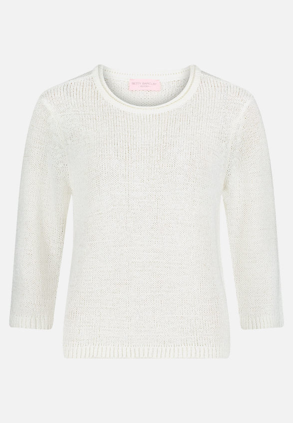 Strickpullover mit 3/4 Arm / Vorderseite