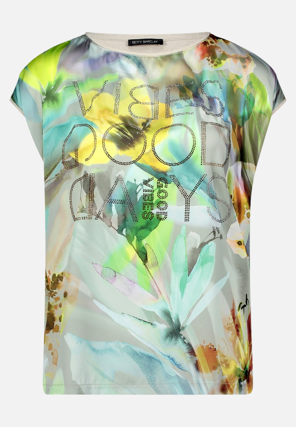 Blusenshirt mit Aufdruck / Vorderseite