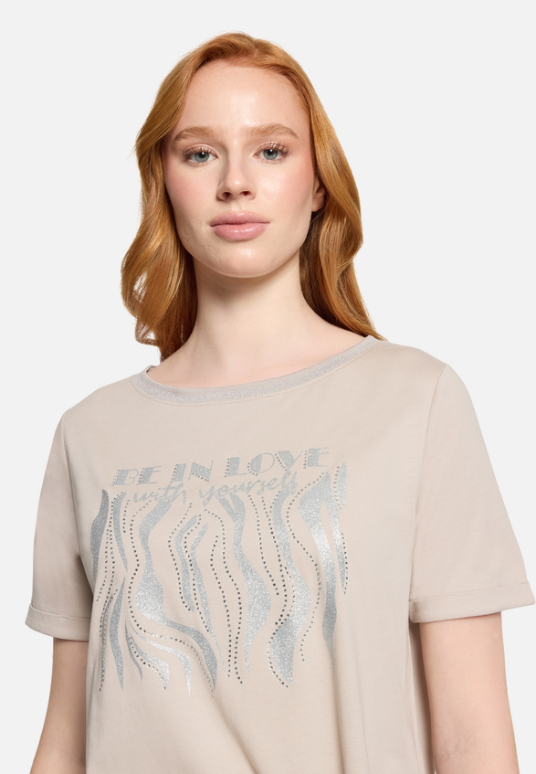Casual-Shirt mit Schleifenknoten / Detailbild