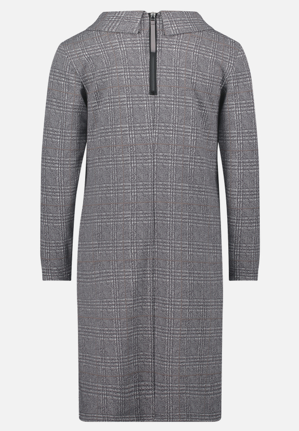 Sweatkleid mit Kragen / Rückseite