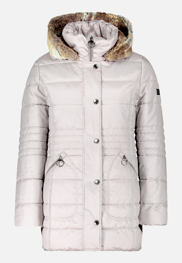 Outdoorjacke mit abnehmbarer Kapuze / Vorderseite