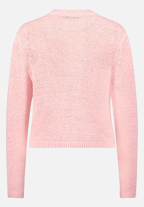 Strick-Cardigan mit aufgesetzten Taschen / Rückseite