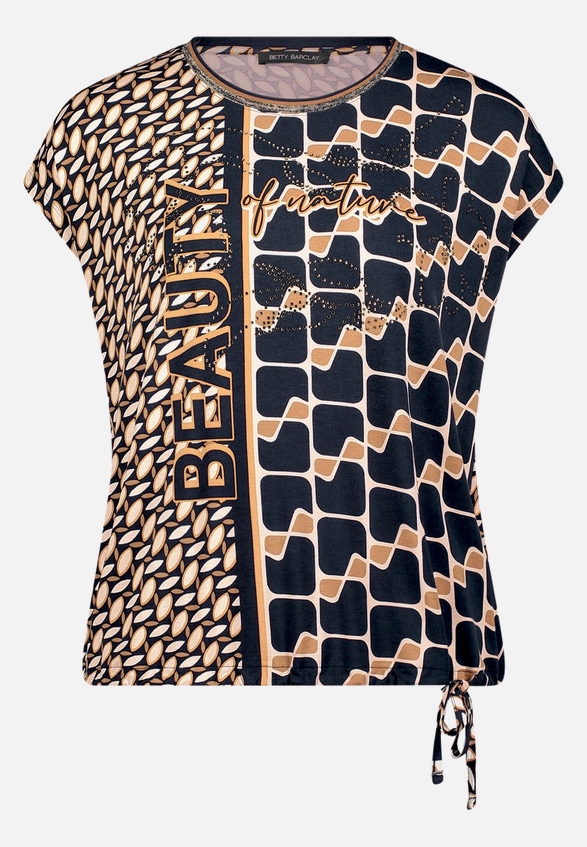 Print-T-Shirt mit Tunnelzug  / Vorderseite