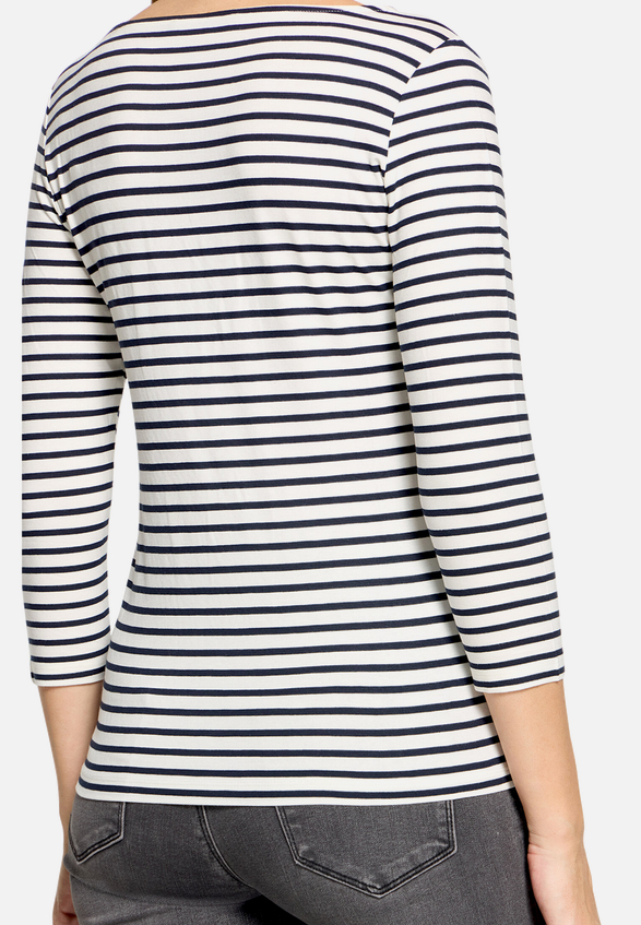 Basic Shirt mit Ringel / Detailbild
