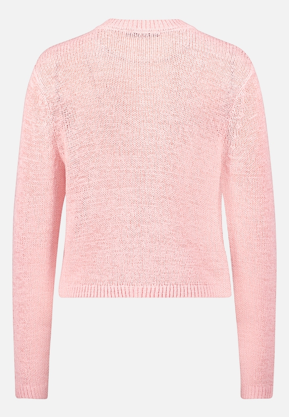Strick-Cardigan mit aufgesetzten Taschen / Rückseite