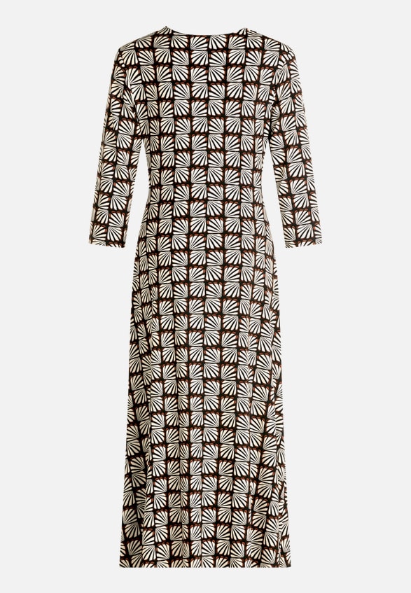 Midikleid mit Raffung / Rückseite
