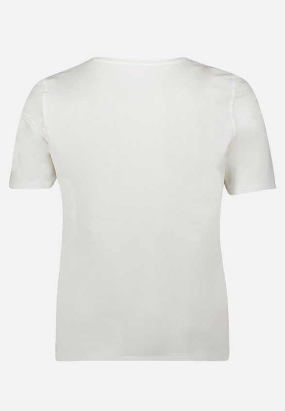 Basic Shirt mit Aufdruck / Rückseite