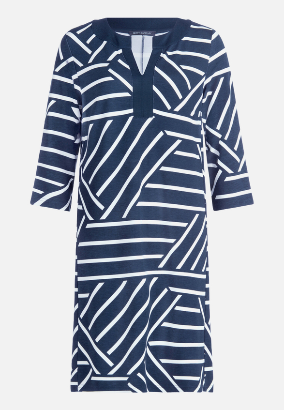 Jerseykleid mit 3/4 Arm / Vorderseite