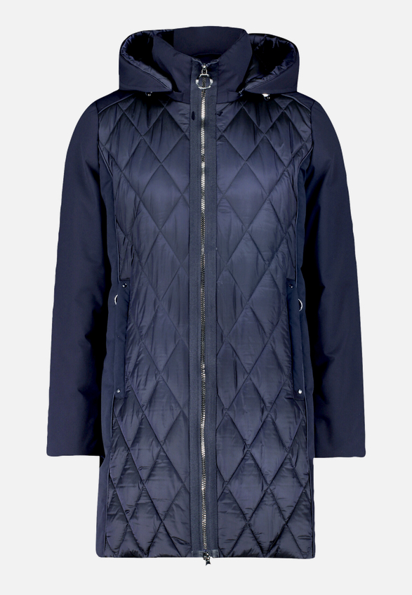 Outdoorjacke mit abnehmbarer Kapuze / Vorderseite
