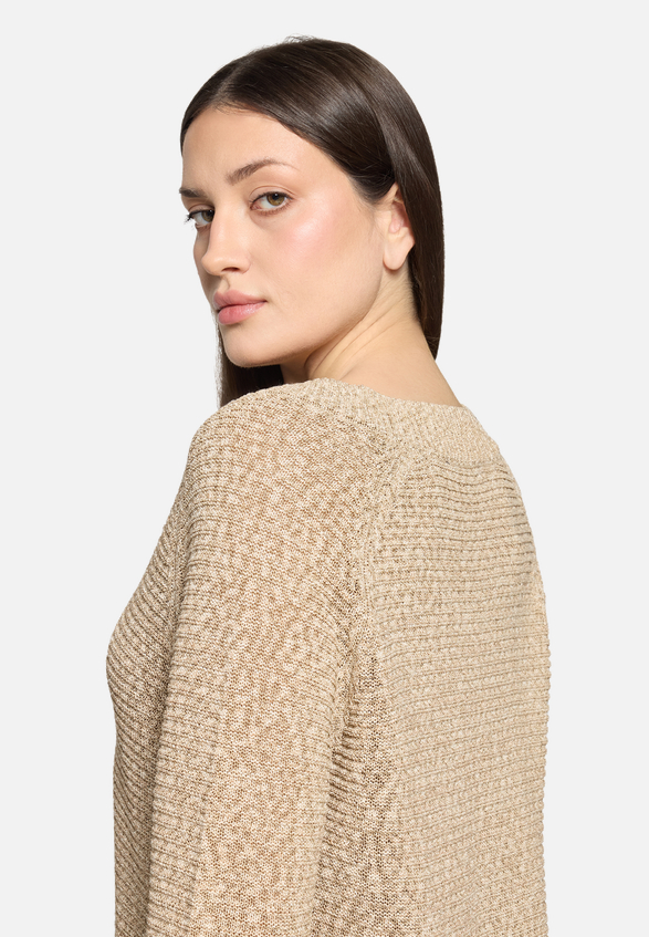 Strickpullover mit Struktur / Detailbild