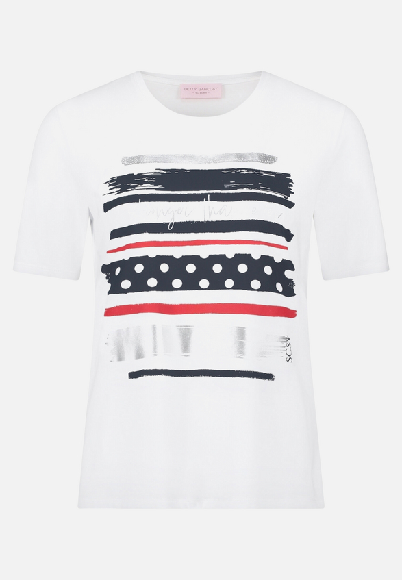 Basic Shirt mit Aufdruck / Vorderseite