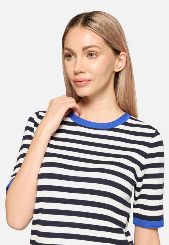 Basic-Pullover kurzarm / Detailbild