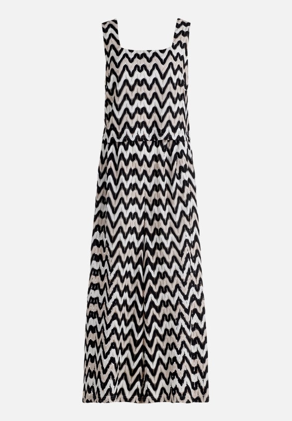 Jumpsuit mit Zickzack-Muster / Vorderseite