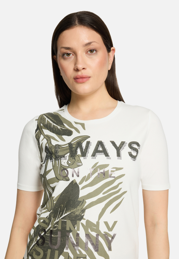 Basic Shirt mit Aufdruck / Detailbild
