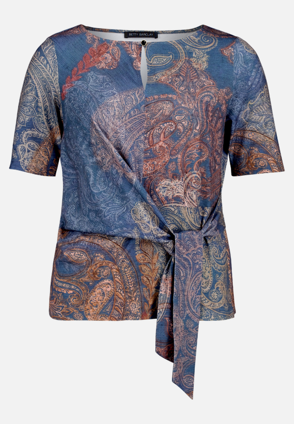 T-Shirt  mit Paisley-Muster / Vorderseite