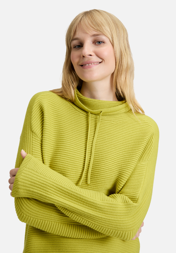 Strickpullover unifarben / Detailbild