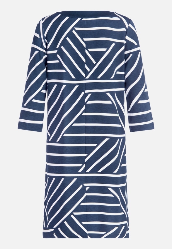 Jerseykleid mit 3/4 Arm / Rückseite