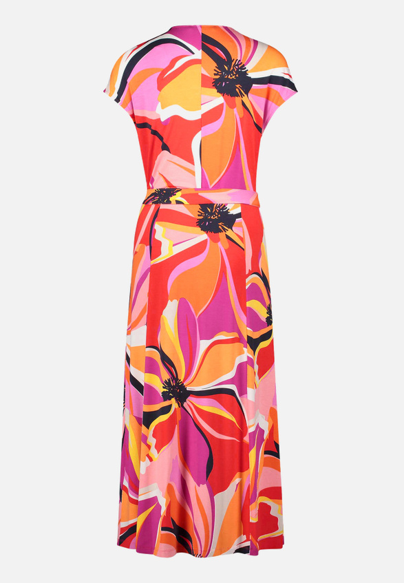 Jerseykleid mit Blumenprint / Rückseite