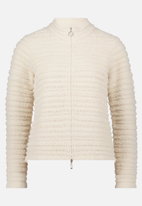 Grobstrickjacke mit Struktur / Vorderseite