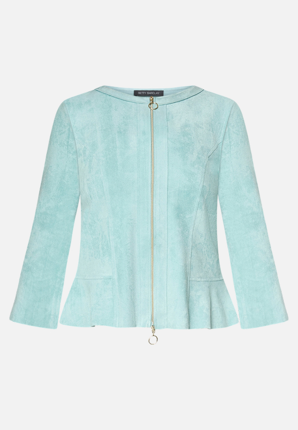 Blazer-Jacke mit Reißverschluss / Vorderseite