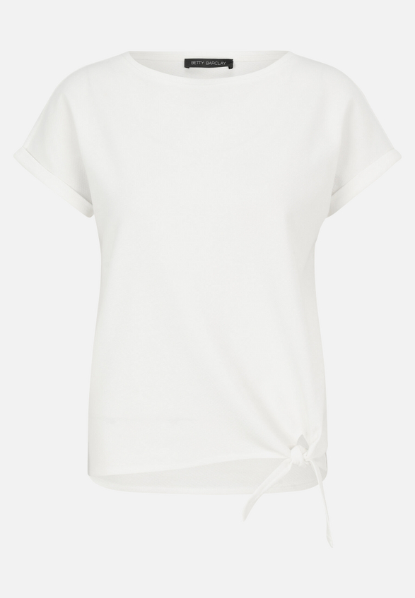 Halbarm-Shirt mit Schleifenknoten / Vorderseite