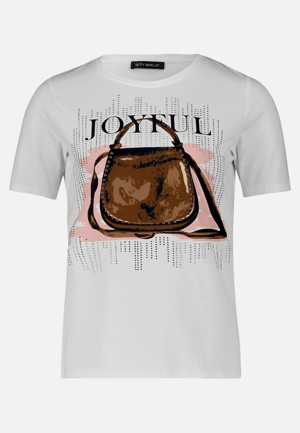 Basic Shirt mit Aufdruck / Vorderseite